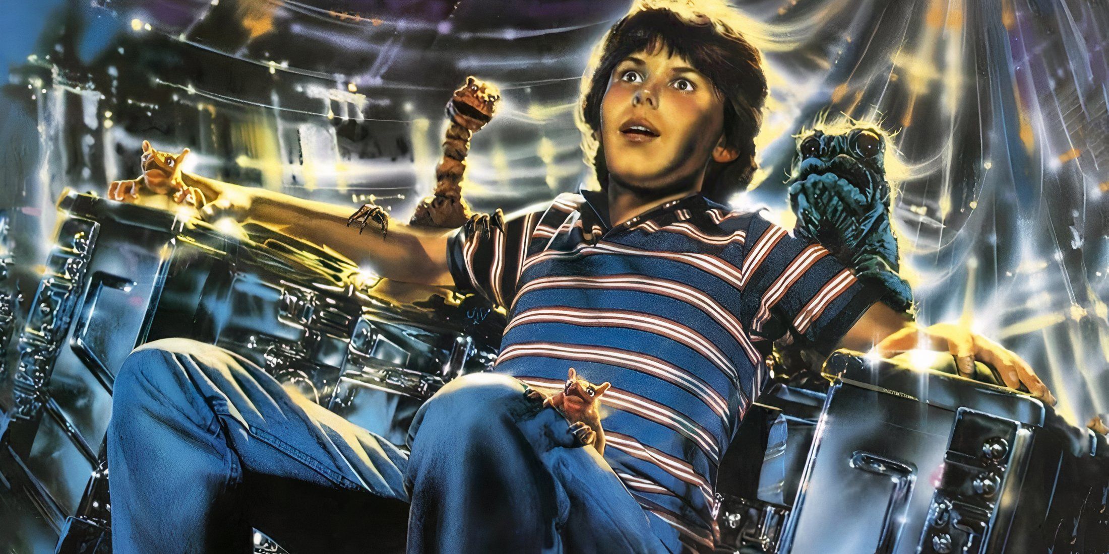 Arte promocional con personajes en Flight of the Navigator