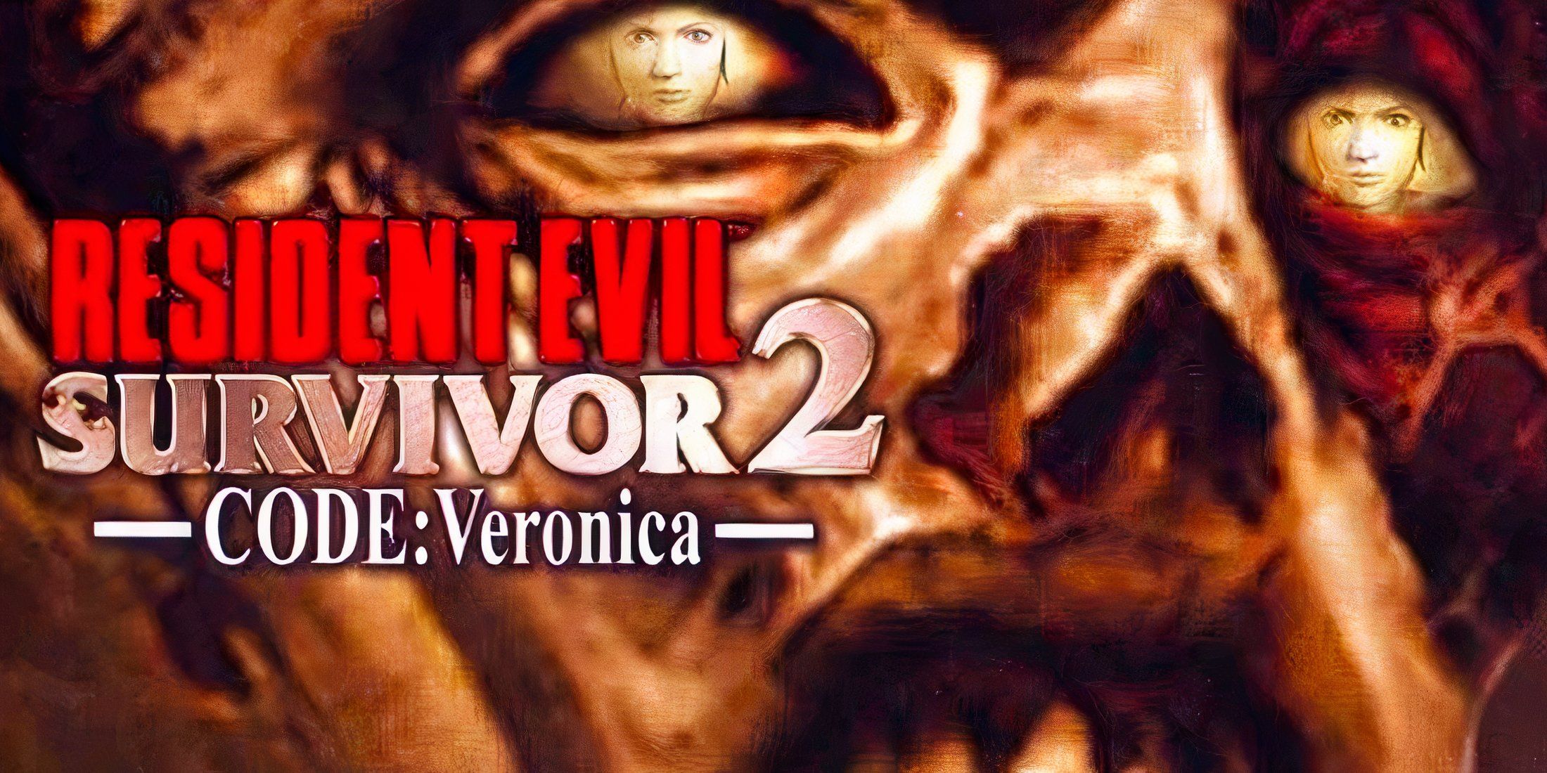 Promo art featuring characters in Resident Evil Survivor 2 Code Veronica