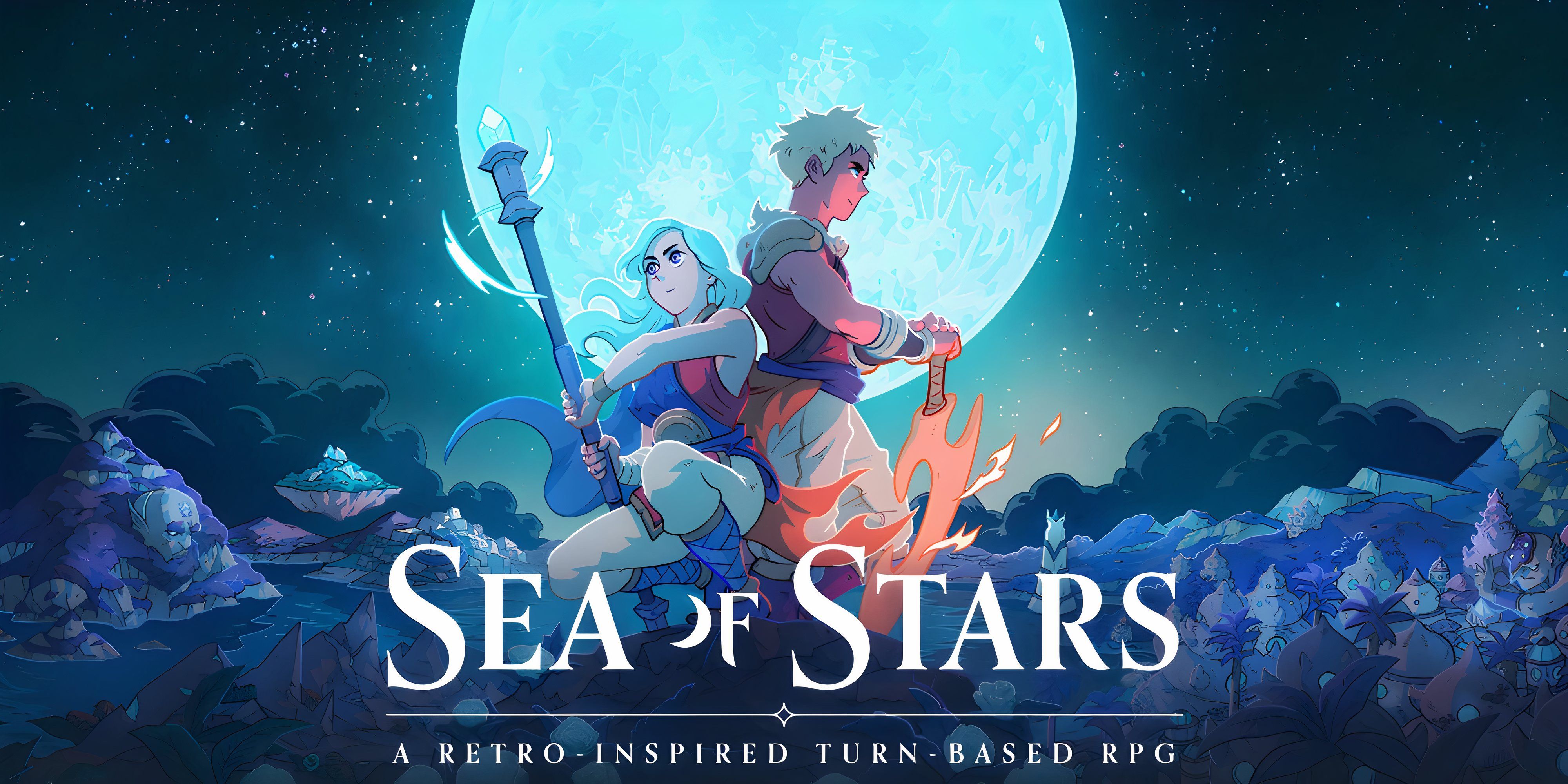 Las estrellas de arte promocional se caracterizan por personajes en el mar