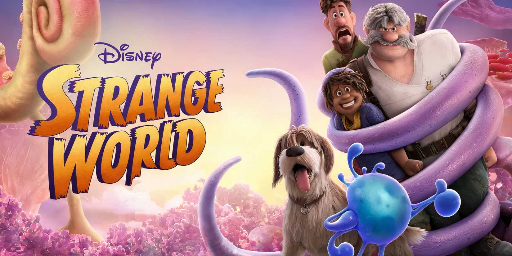 Promo art featuring characters in Strange World
