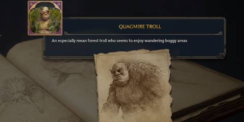 Quagmire Troll Infamous Foe location in Hogwarts Legacy