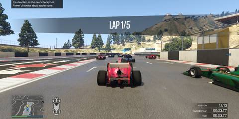 Racing in Open Wheel Races - GTA Online