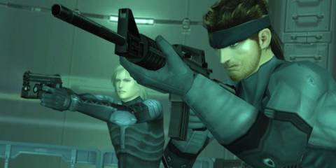 Raiden and Snake in Metal Gear Solid 2