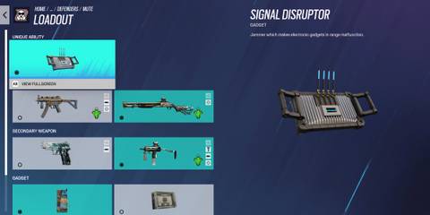 Rainbow Six Siege - Mute Loadout