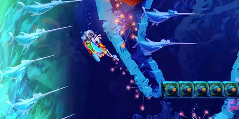 Among the swordfish in Rayman legends