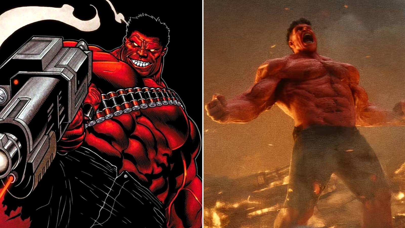 Red Hulk Comic Accurate