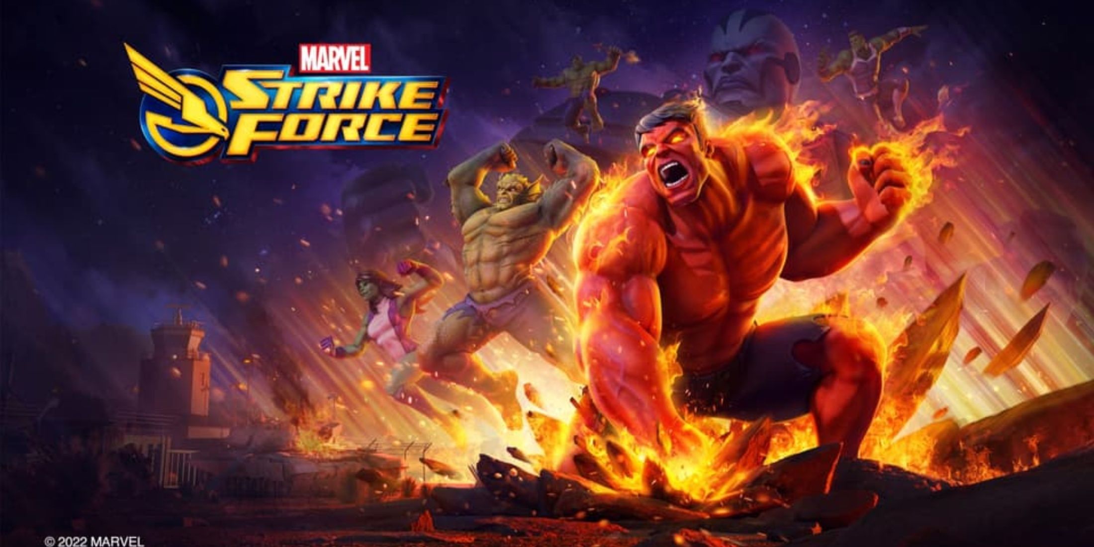 Red Hulk Promo Marvel Strike Force
