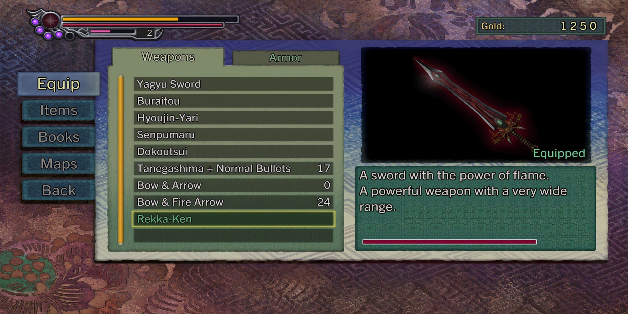 Rekka-Ken in Onimusha 2 Samurai's Destiny