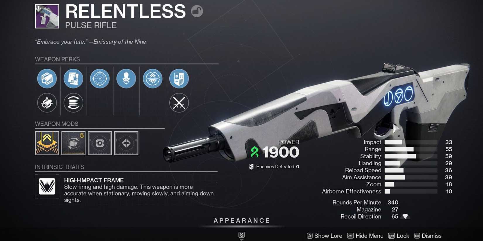 Relentless Destiny 2 PvE