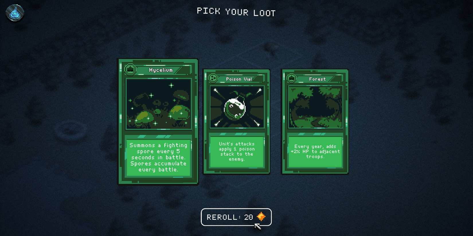 Reroll cards if needed in nine knigs