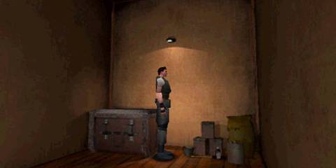 Resident Evil Chris next tp storage box