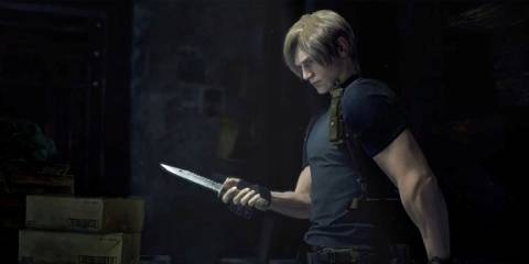 resident evil leon kennedy knife