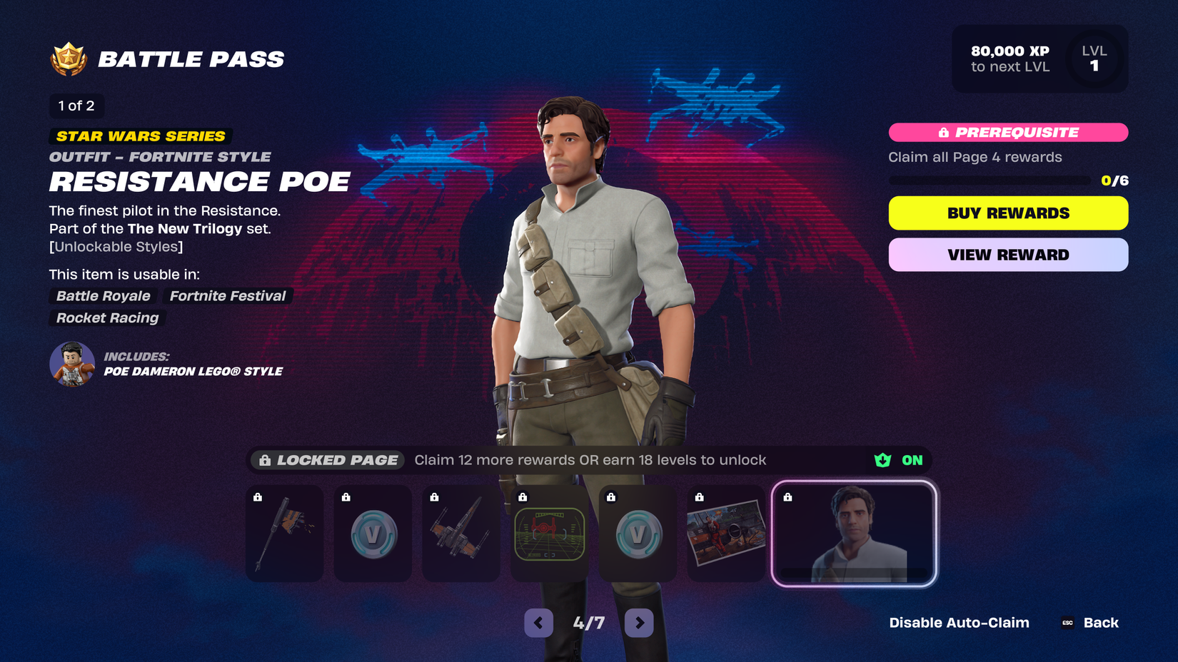 Resistance Poe in Fortnite