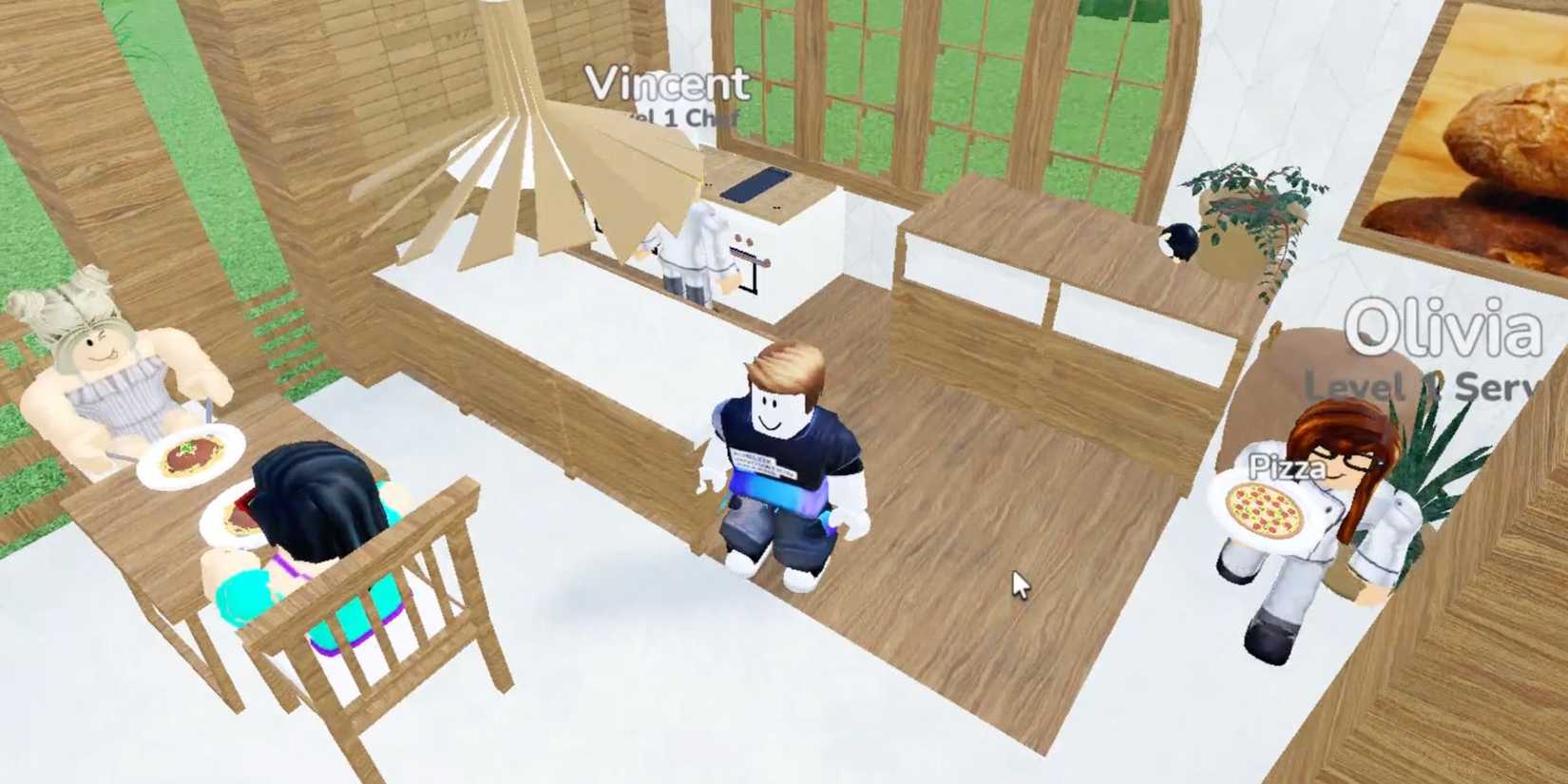 Restaurant Tycoon 3 - player in the restaurant