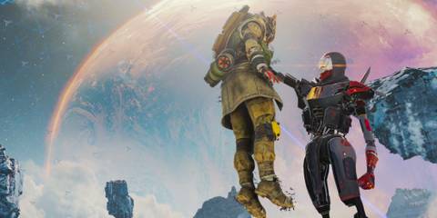 Revenant, a skirmisher from apex legends engaged in a fight