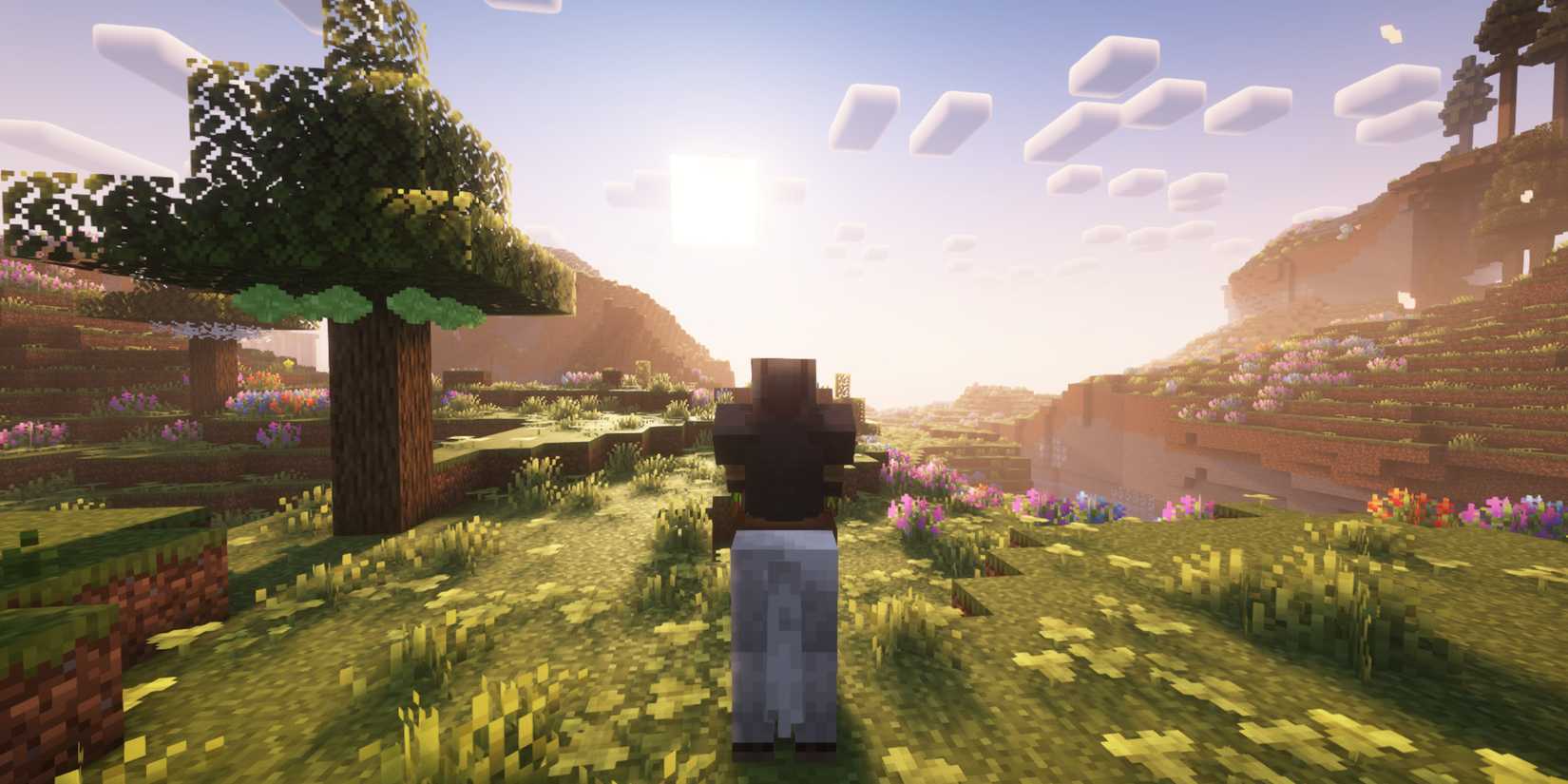 Riding A Horse in Minecraft