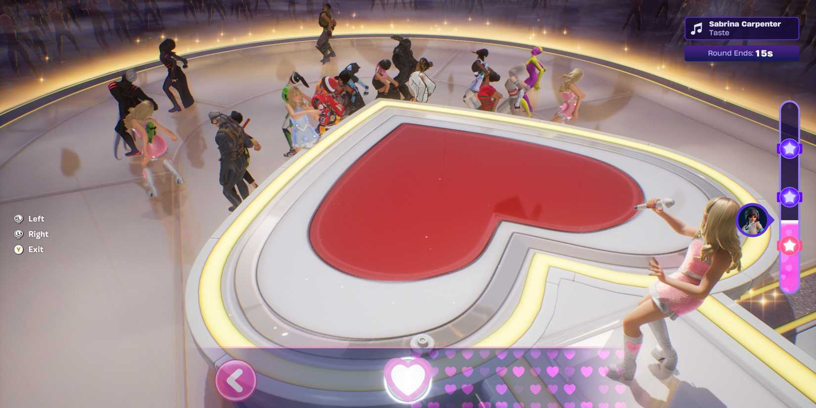 right note sabrina carpenter event fortnite