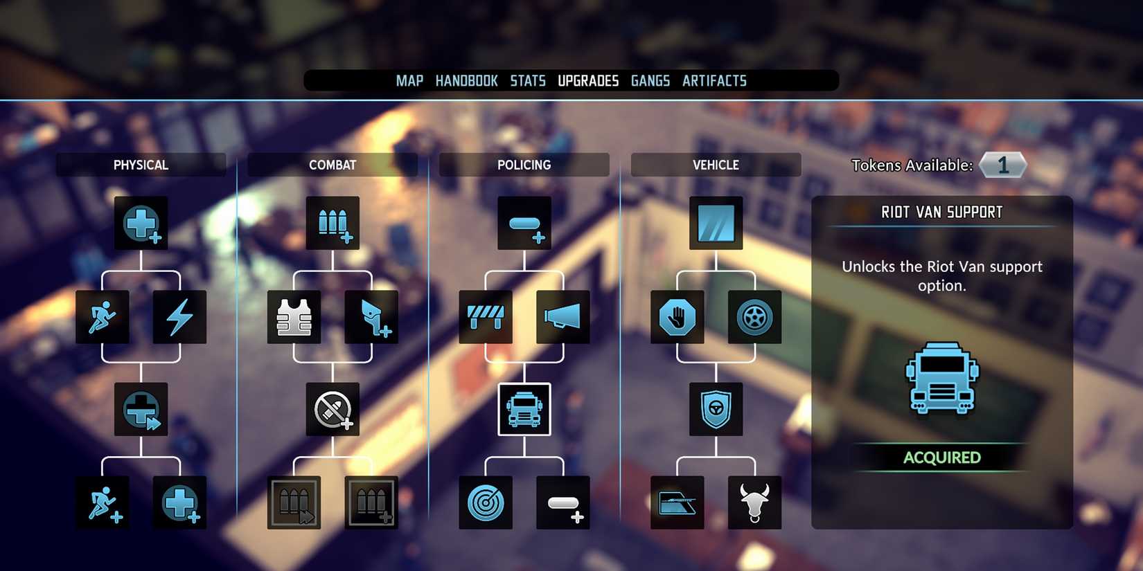 Riot Van Support Skill - The Precinct