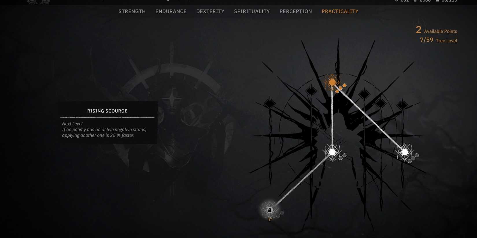 rising scourge skill in tainted grail the fall of avalon