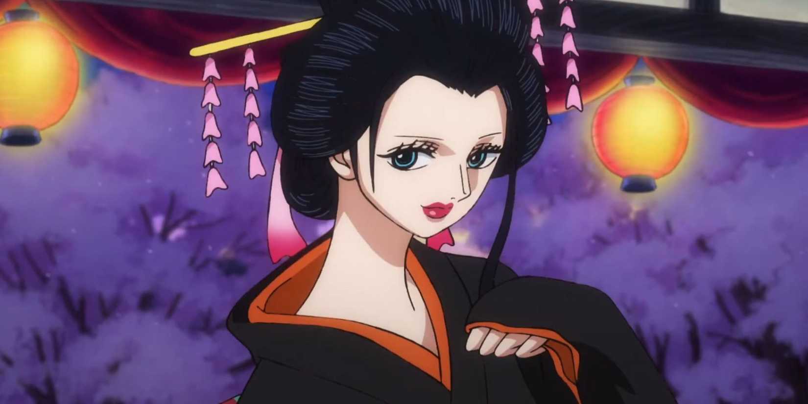 Robin infiltrates Orochi's castle - One Piece
