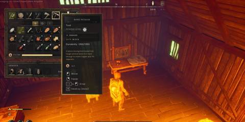 RuneScape Dragonwilds crafting table