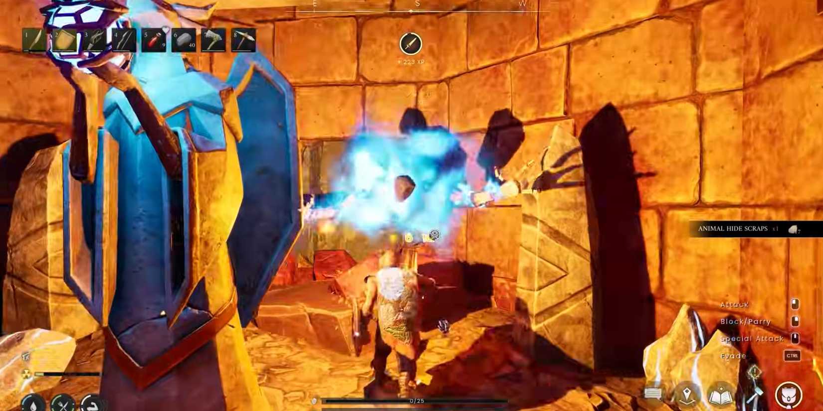 Runescape Dragonwilds dagger attack