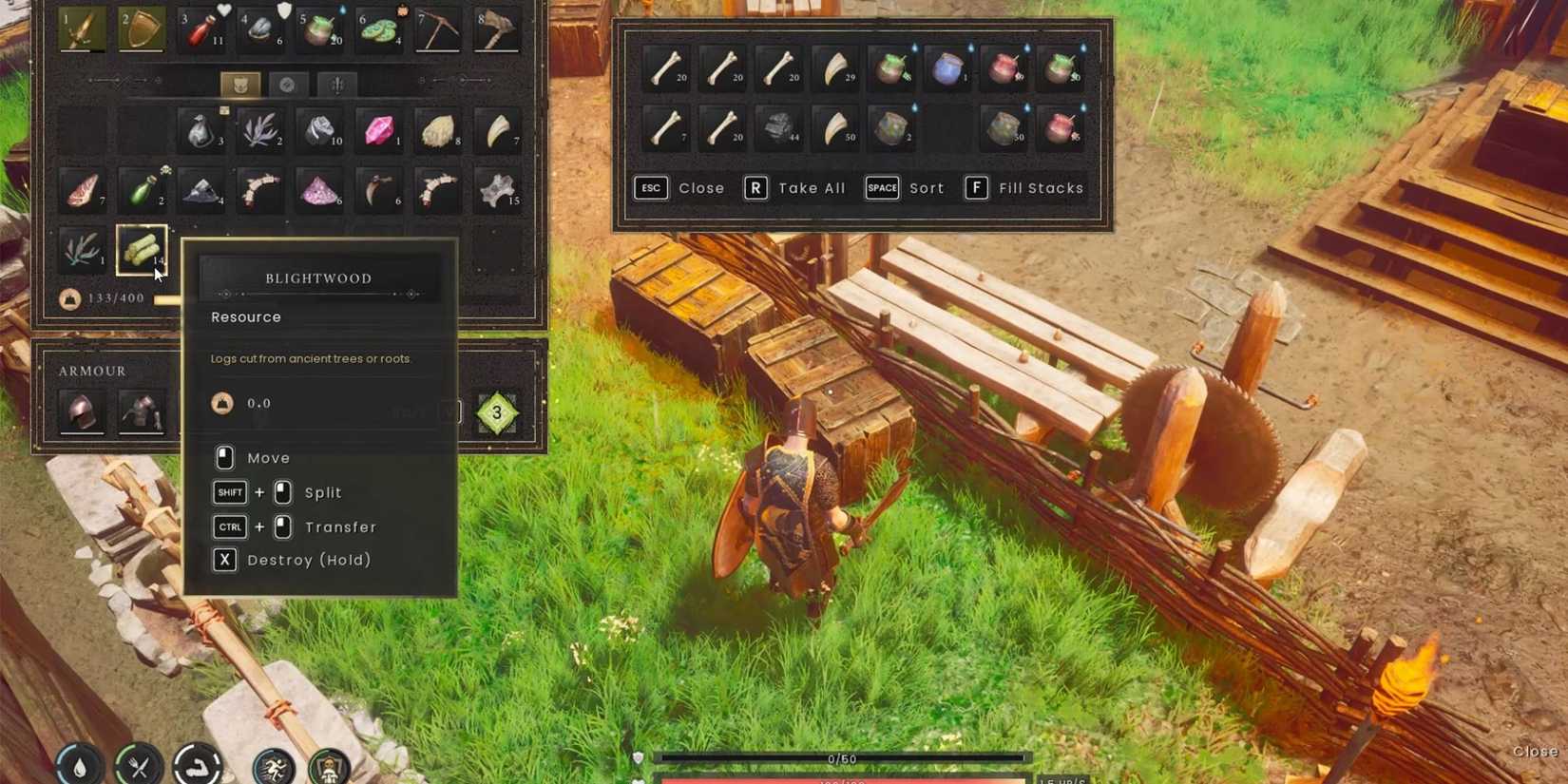 RuneScape Dragonwilds storage chests