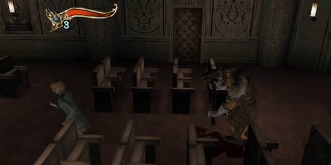 Running from a killer in Clock Tower 3