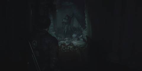 Running from Mr. X Resident Evil 2 (2019)