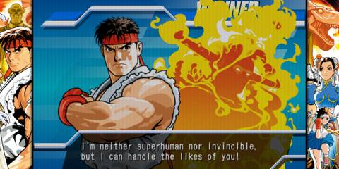 Ryu and Pyron - Capcom Fighting Evolution