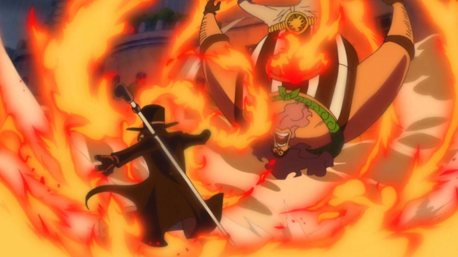 Sabo attacks Burgess - One Piece