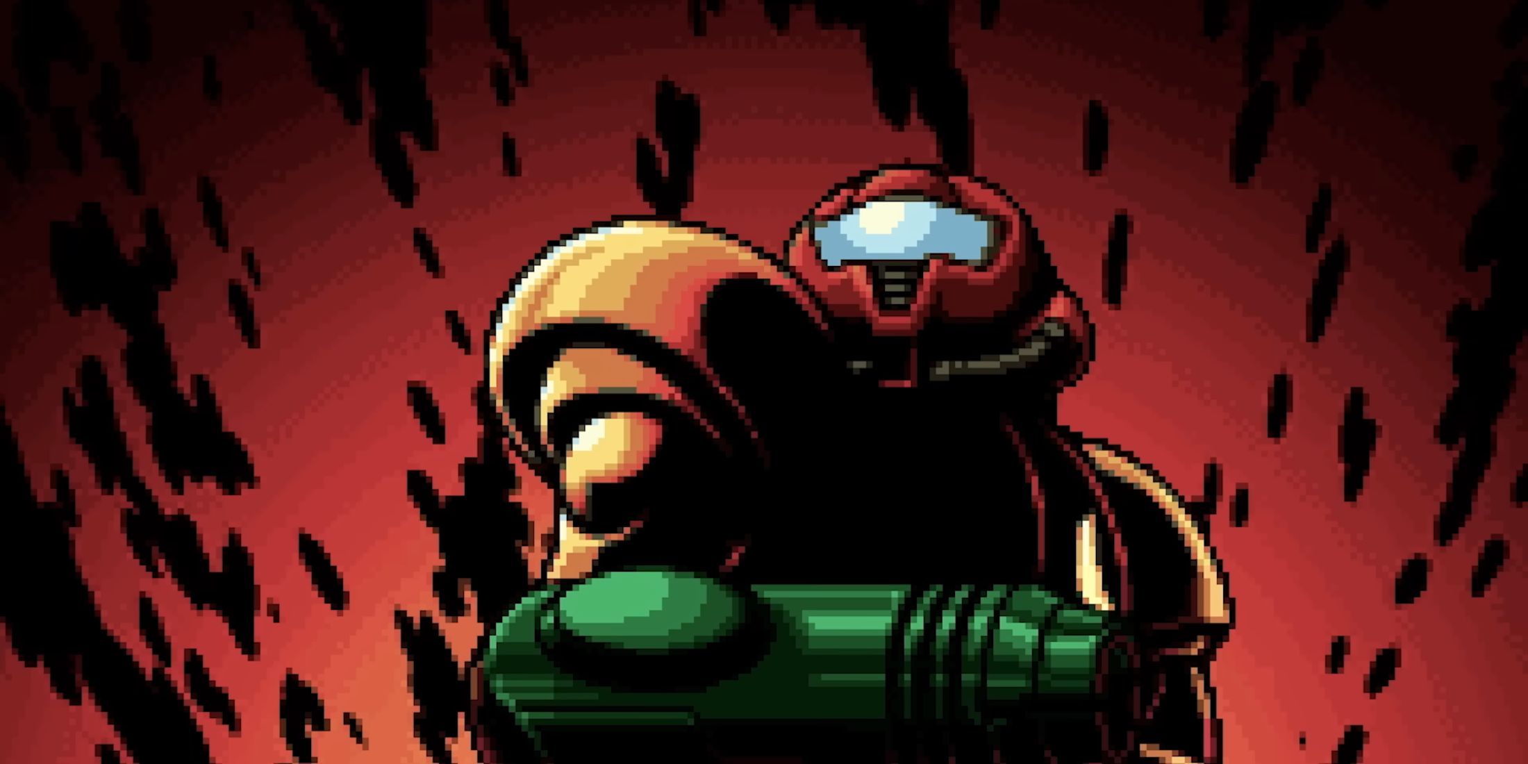 Samus faces Ridley - Metroid Zero Mission