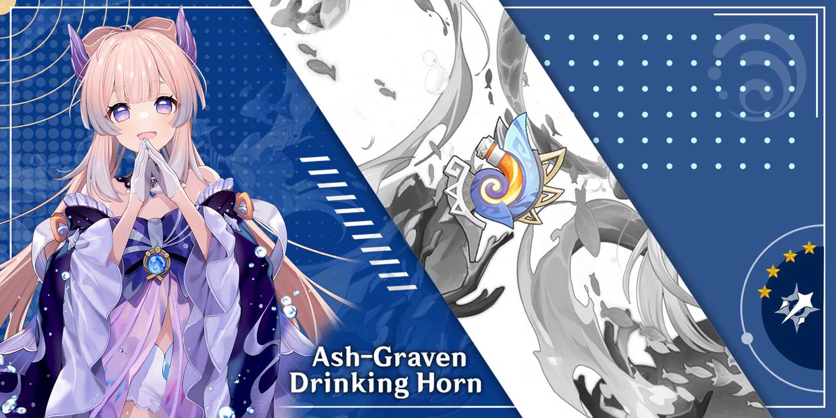 sangonomiya-kokomi-using-ash-graven-drinking-horn-in-genshin-impact