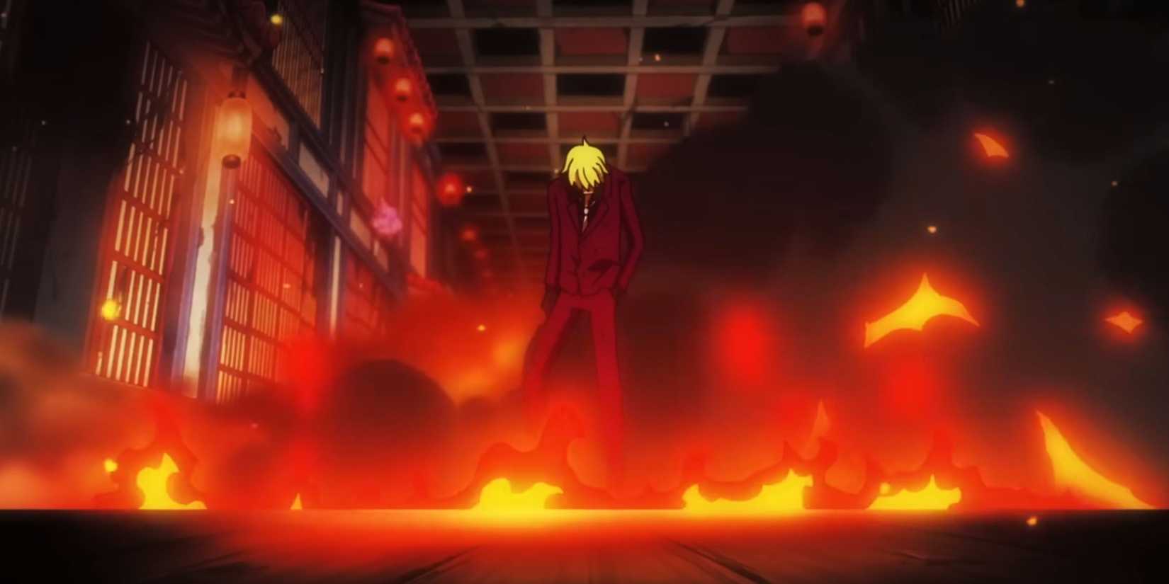 Sanji destroys his Raid Suit - One Piece