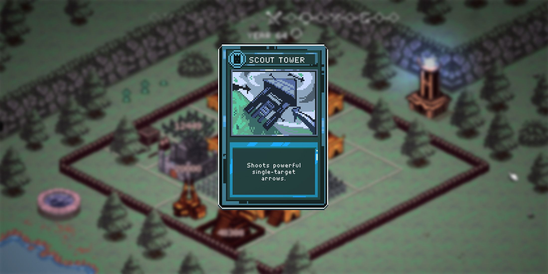 Scout Tower Card in nine kings