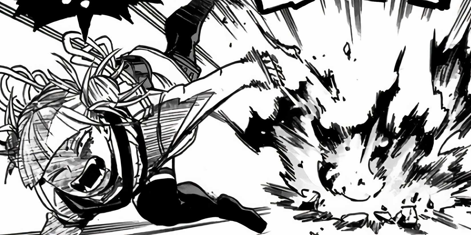 Toga being blasted away by Landmine