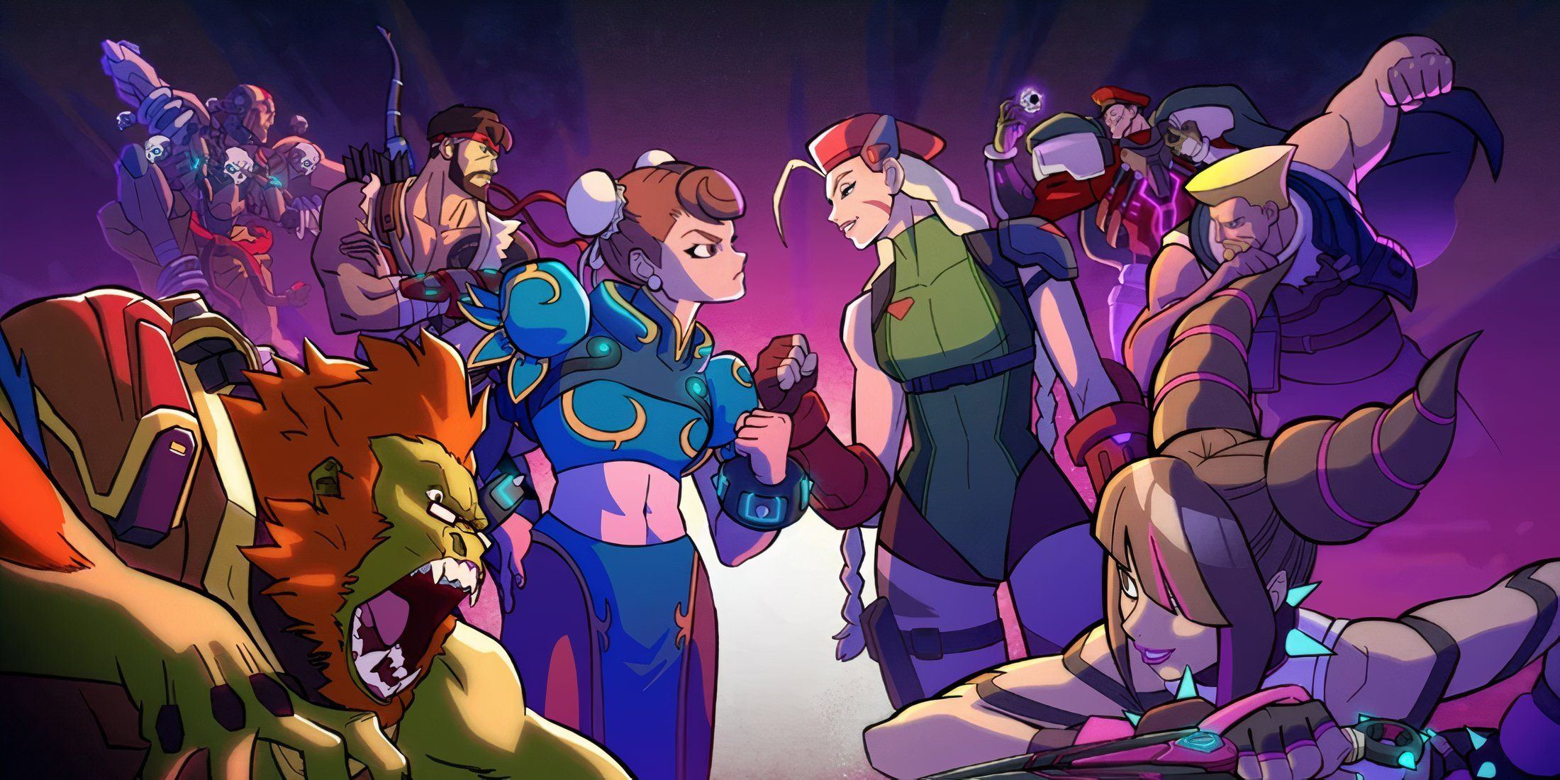 Overwatch characters like Street Fighter characters,