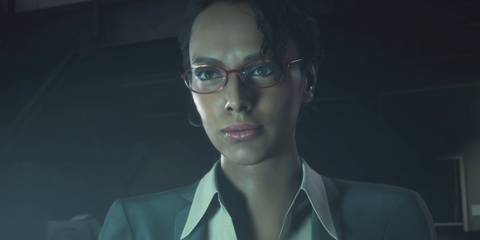 Hunnigan looking intently