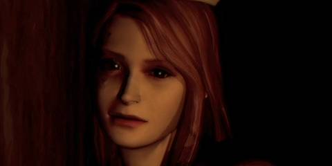 Lisa with a disturbed look