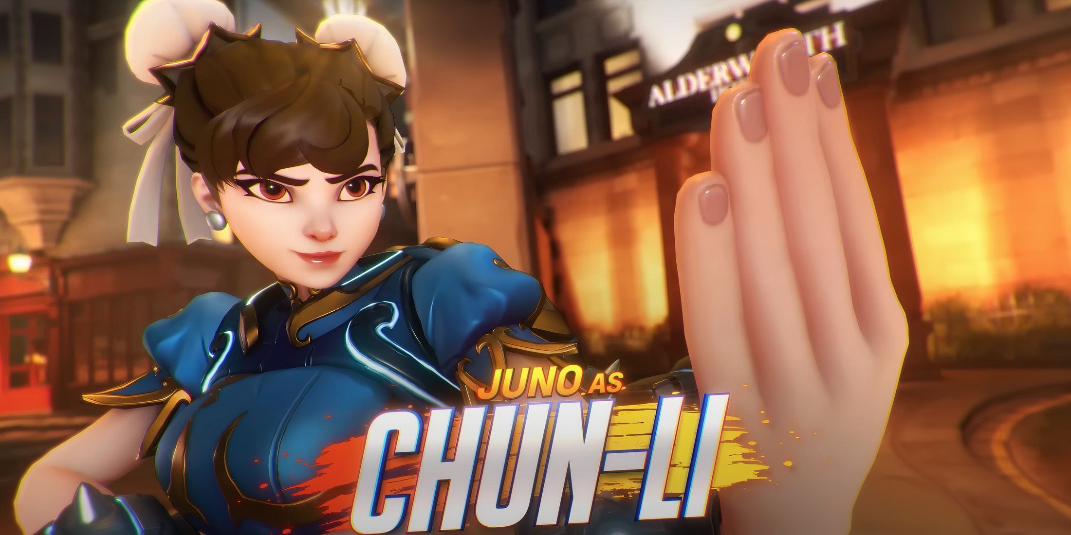 Juno as chun-li