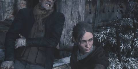 Elena tending to he wounded father