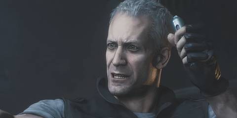 Nikolai with a serious look on his face