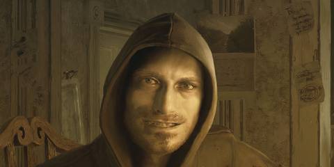 Lucas looking creepy