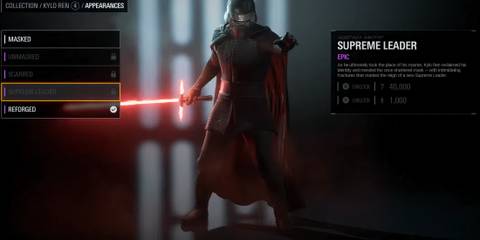 Kylo Ren supreme leader skin