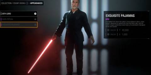 Count Dooku Exquisite Pajamas