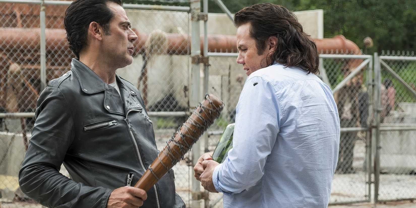 Negan scares Eugene in The Walking Dead