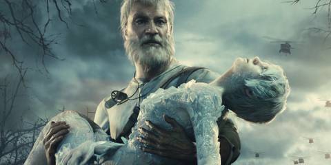 Joe holding crystallized Zoe