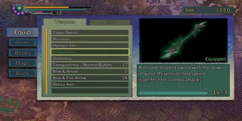 Senpumaru in Onimusha 2 Samurai’s Destiny