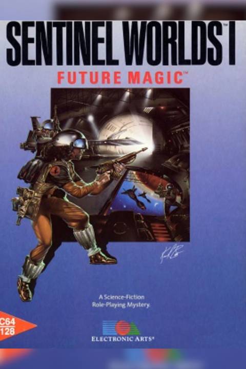 Sentinel Worlds I Future Magic video game cover art tag