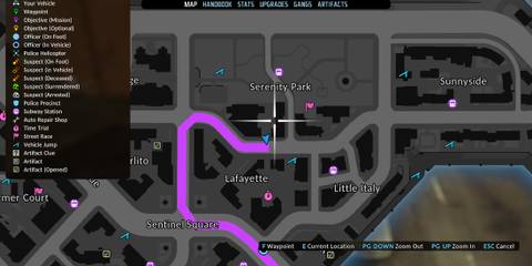 Serenity Park 1 - The Precinct Artifacts